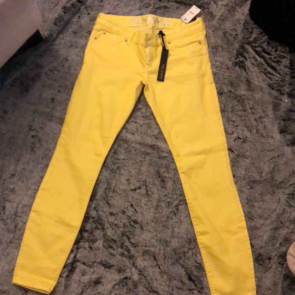 Yellow Express jean leggings